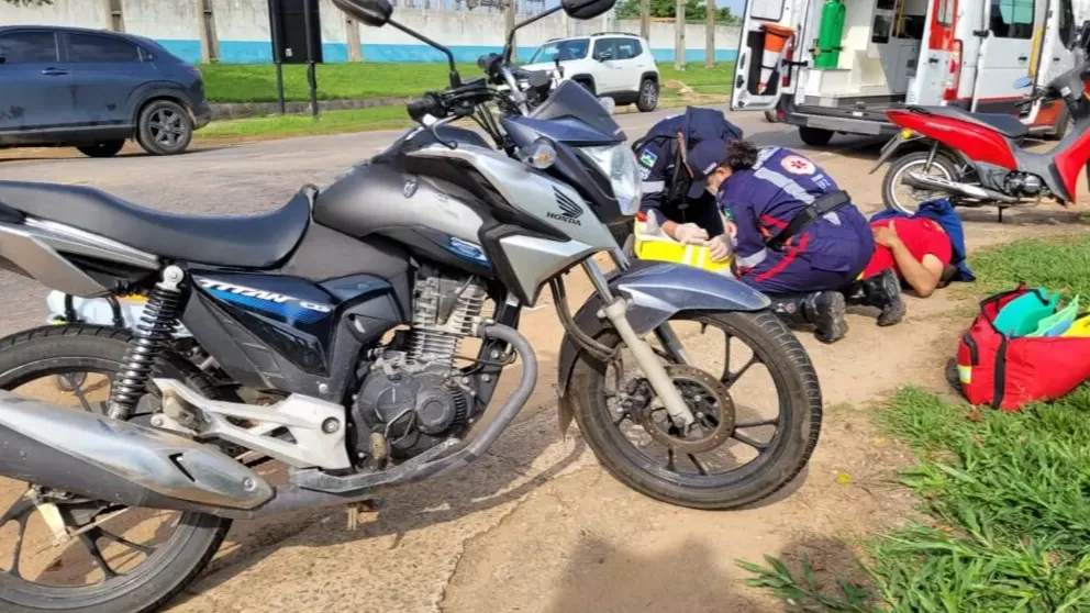 Acidente na BR-364 em Ji-Paraná: Carro e Moto Colidem em Quebra-Molas
