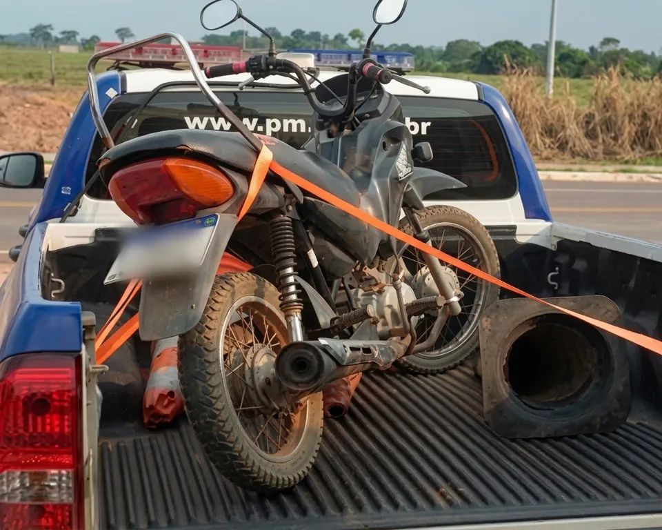 Polícia Militar recupera três veículos com registro de furto e roubo durante operações em plantão em Ji-Paraná