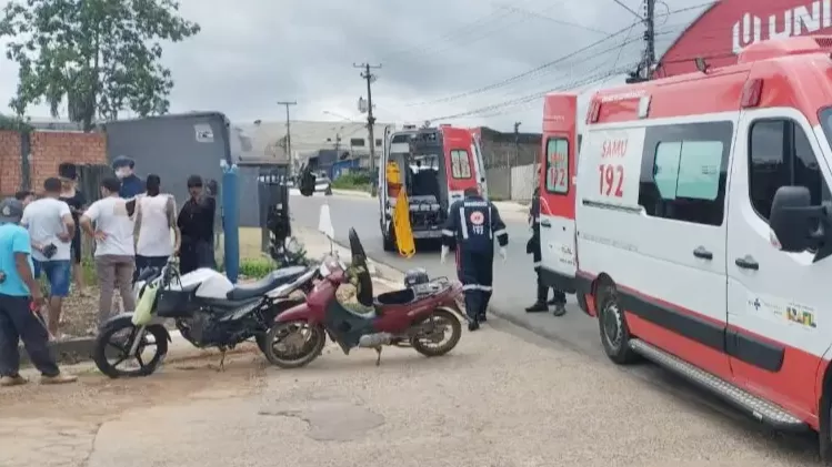 Acidente Envolvendo Duas Motocicletas Deixa Feridos em Ji-Paraná