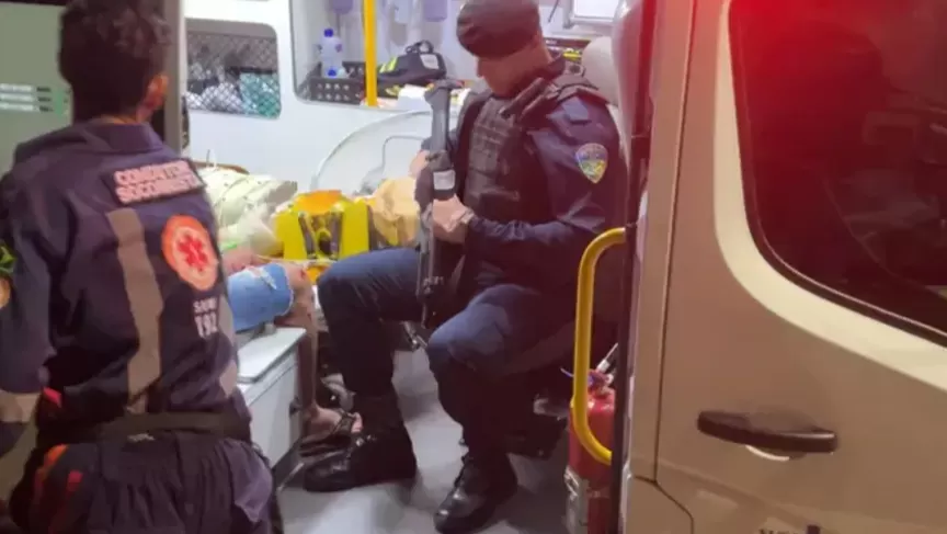 Acidente entre motocicletas mobiliza Polícia Militar e SAMU em Ji-Paraná