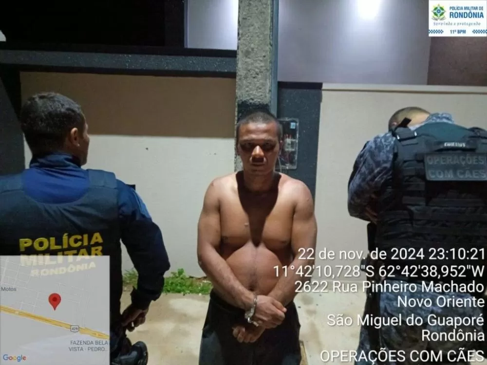 Suspeito de Triplo Homicídio em São Francisco do Guaporé é preso em São Miguel do Guaporé
